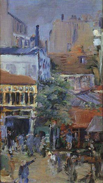 Edouard Manet Vue prise pres de la Place Clichy china oil painting image